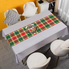 Gibson Tartan Crest Table Runner - Cotton table runner