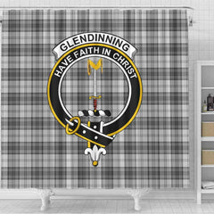 Glendinning Tartan Crest Shower Curtain