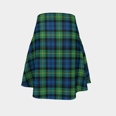 Gordon Ancient Tartan Flared Skirt