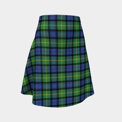 Gordon Old Ancient Tartan Flared Skirt