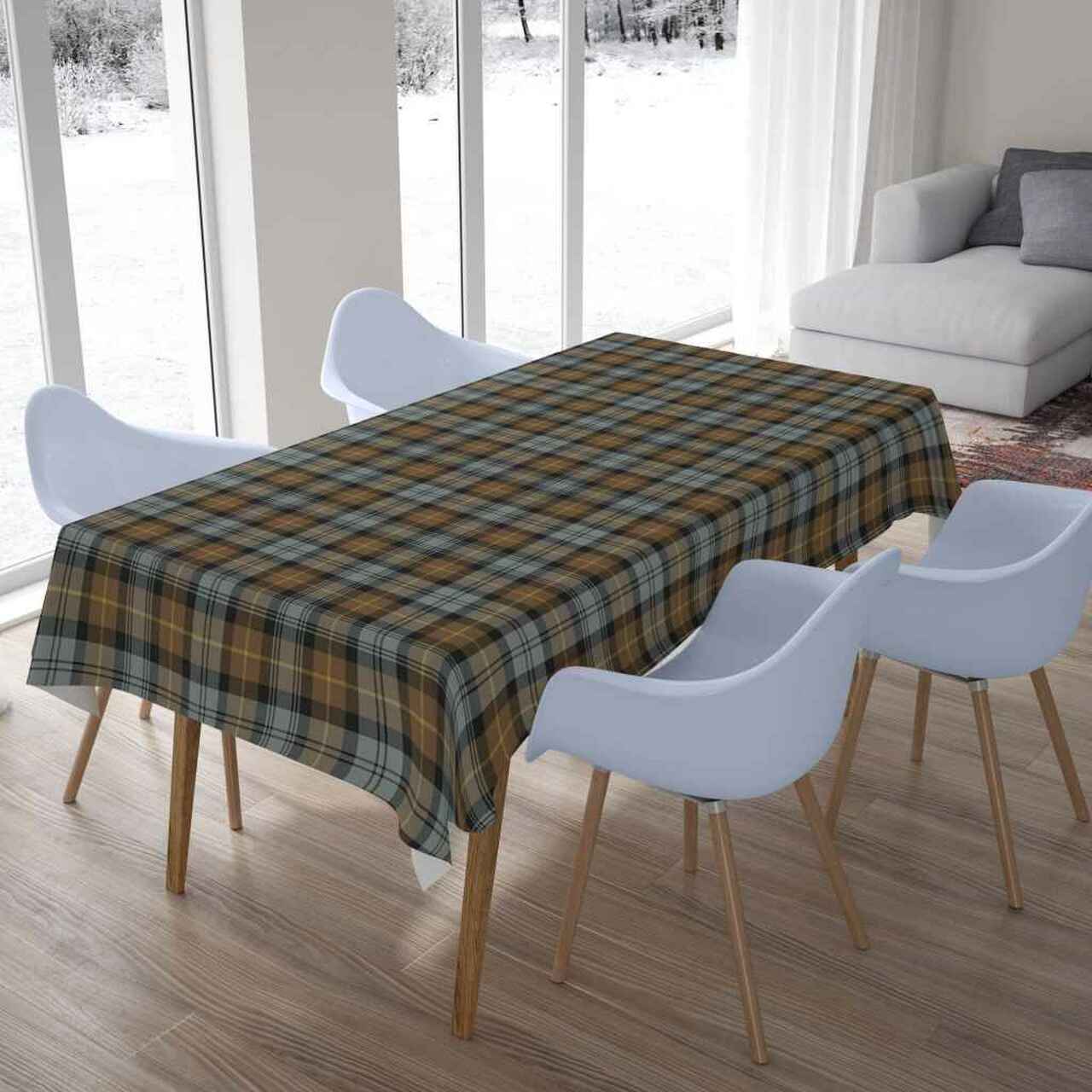 Gordon Weathered Tartan Tablecloth