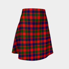 Gow Modern Tartan Flared Skirt