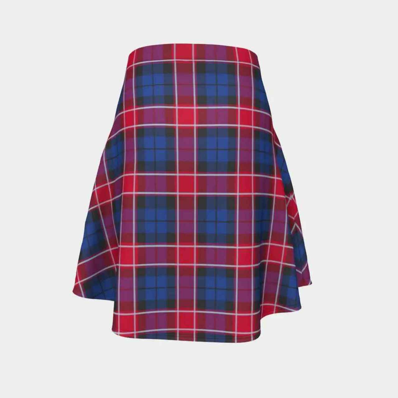 Graham of Menteith Red Tartan Flared Skirt