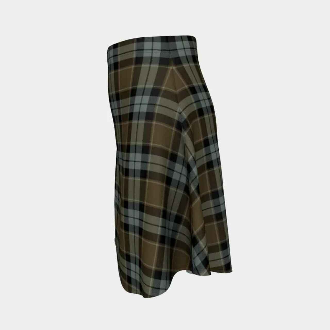 Graham of Menteith Weathered Tartan Flared Skirt