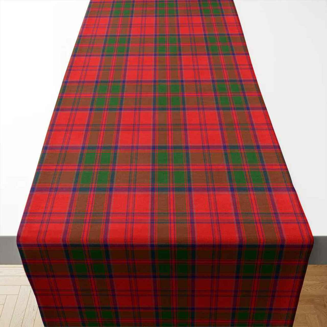 Grant Modern Tartan Table Runner - Cotton table runner