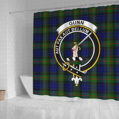 Gunn Tartan Crest Shower Curtain