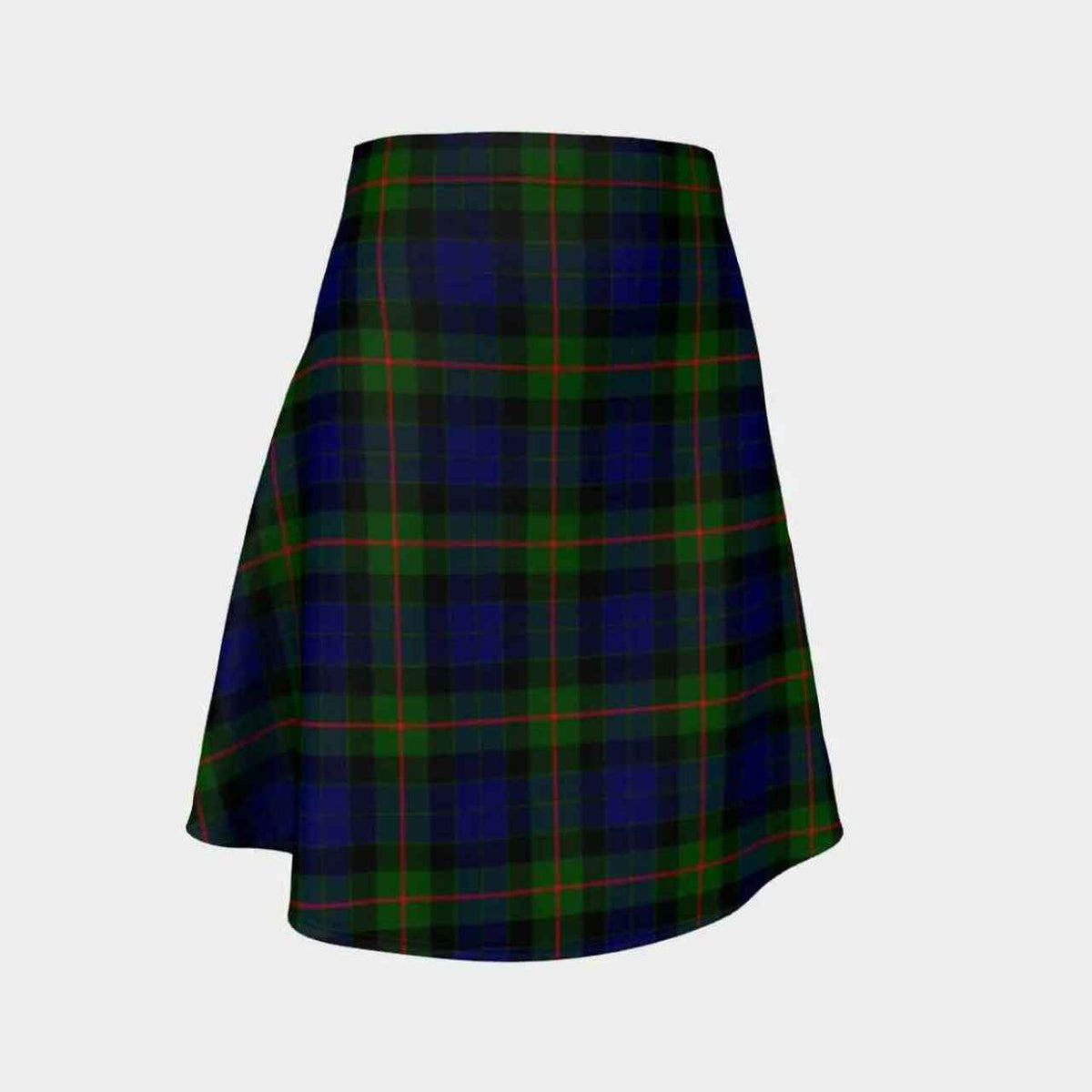 Gunn Modern Tartan Flared Skirt