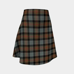 Gunn Weathered Tartan Flared Skirt