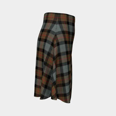 Gunn Weathered Tartan Flared Skirt