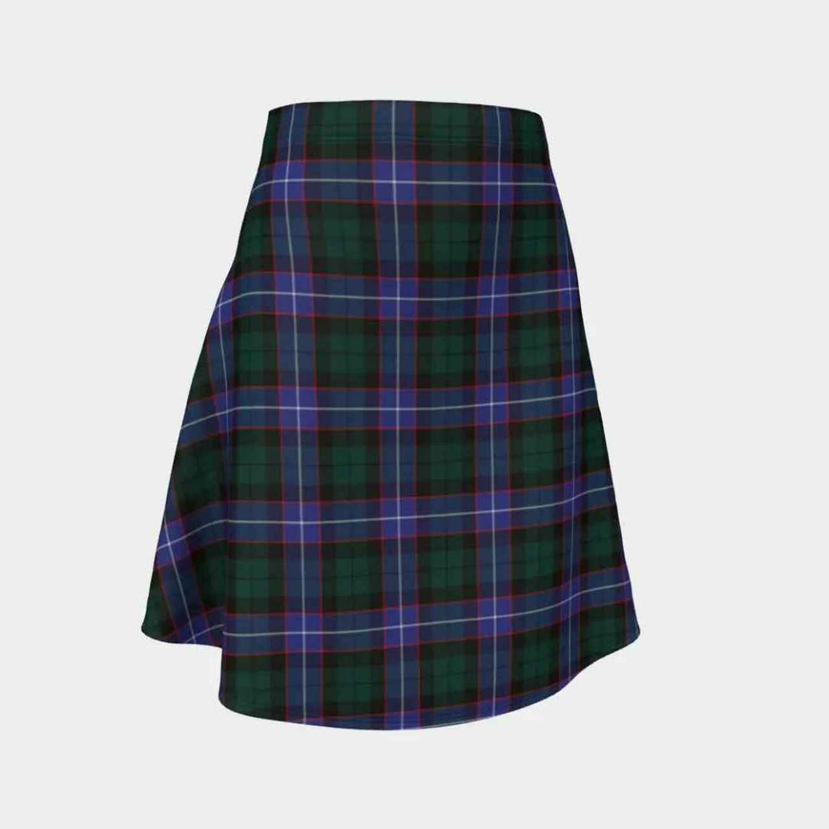 Guthrie Modern Tartan Flared Skirt