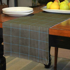 Haig Check Tartan Table Runner - Cotton table runner