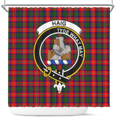 Haig Tartan Crest Shower Curtain