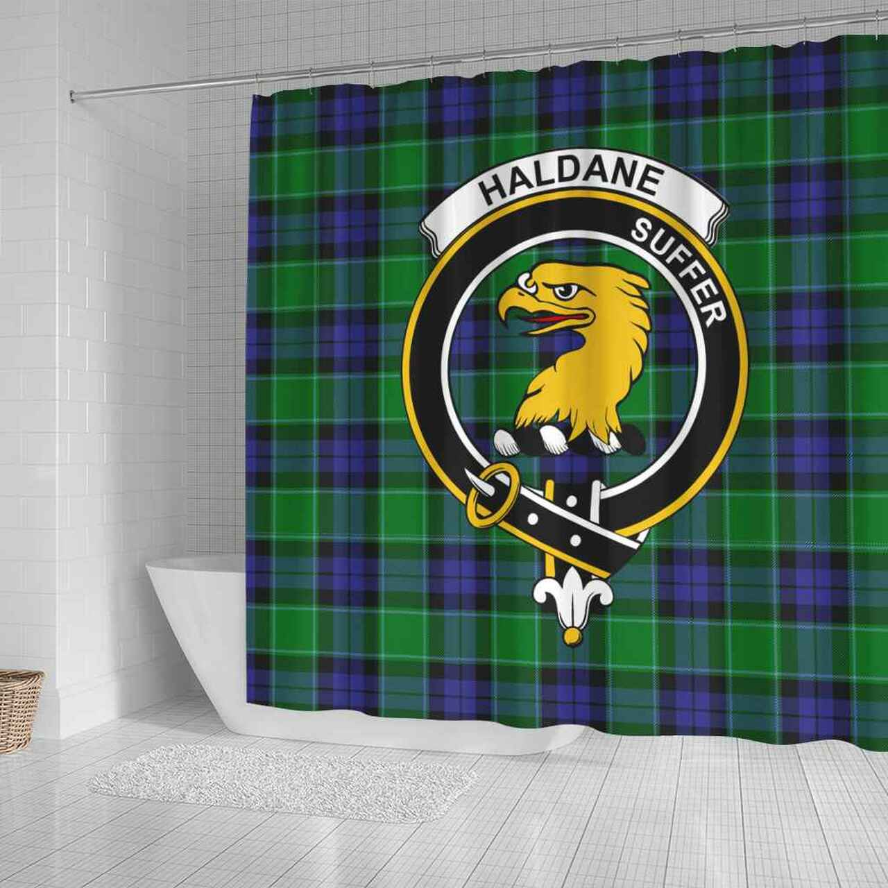 Haldane Tartan Crest Shower Curtain