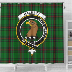 Halkett Tartan Crest Shower Curtain