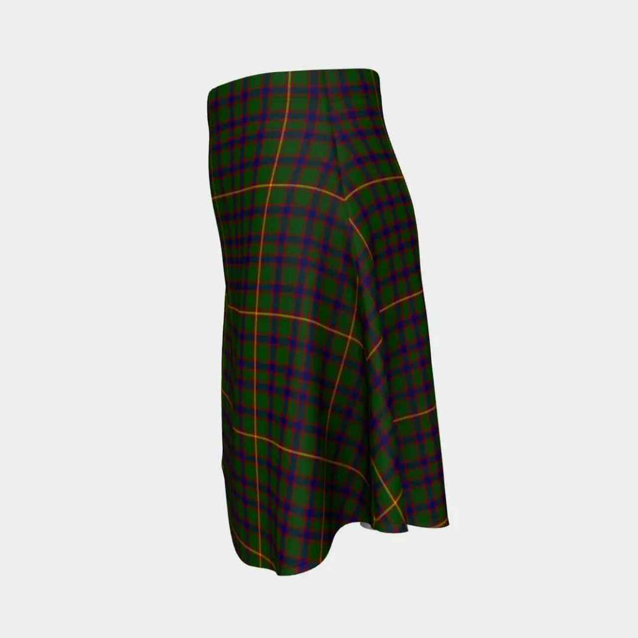 Hall Tartan Flared Skirt