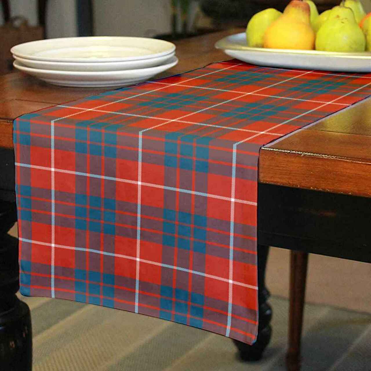 Hamilton Ancient Tartan Table Runner - Cotton table runner