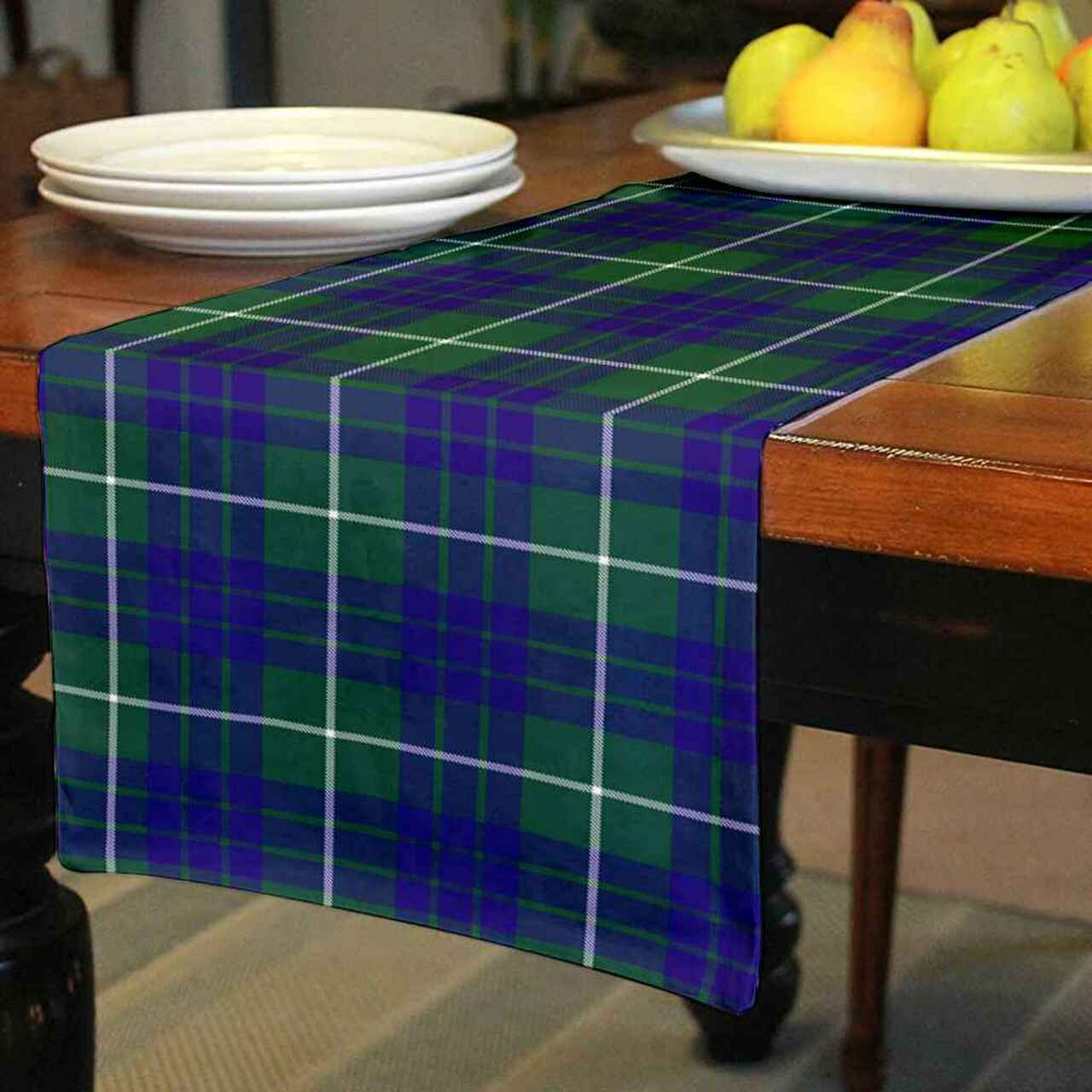 Hamilton Hunting Modern Tartan Table Runner - Cotton table runner