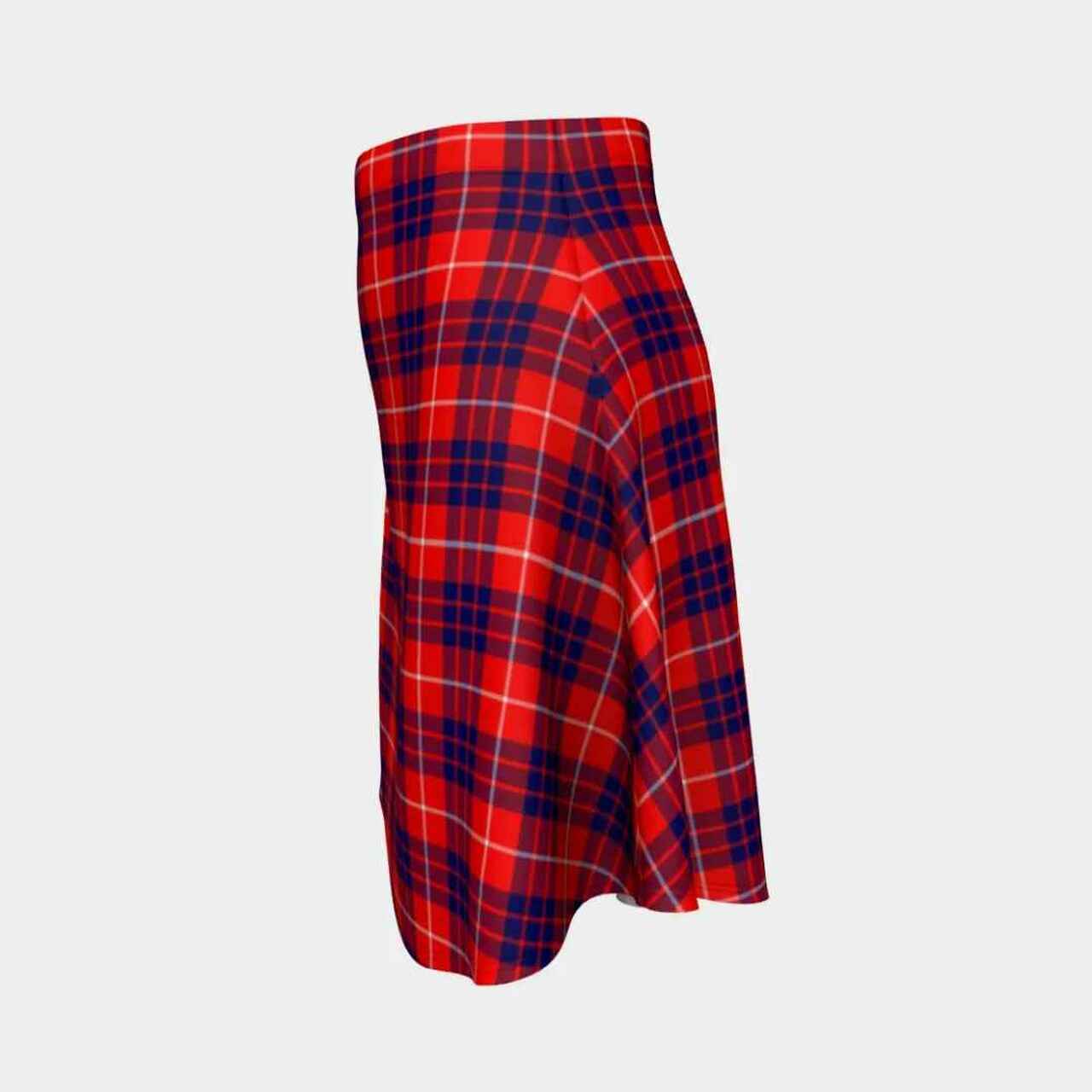 Hamilton Modern Tartan Flared Skirt