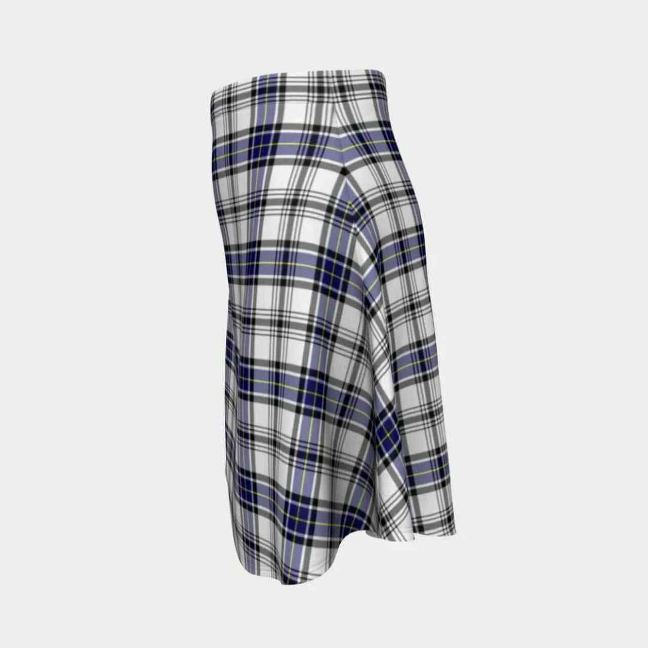 Hannay Modern Tartan Flared Skirt