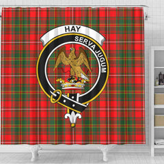 Hay Tartan Crest Shower Curtain