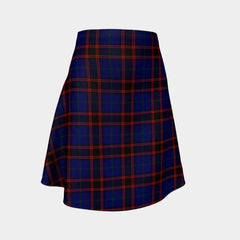 Home Modern Tartan Flared Skirt