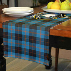 Horsburgh Tartan Crest Table Runner - Cotton table runner