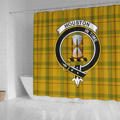 Houston Tartan Crest Shower Curtain