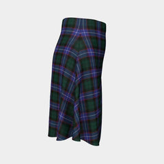 Hunter Modern Tartan Flared Skirt