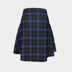 Hunter Modern Tartan Flared Skirt