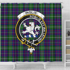 Inglis Tartan Crest Shower Curtain