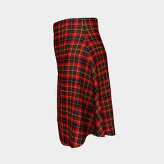 Innes Modern Tartan Flared Skirt