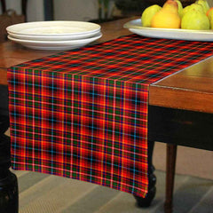 Innes Modern Tartan Table Runner - Cotton table runner