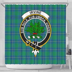 Irvine Tartan Crest Shower Curtain