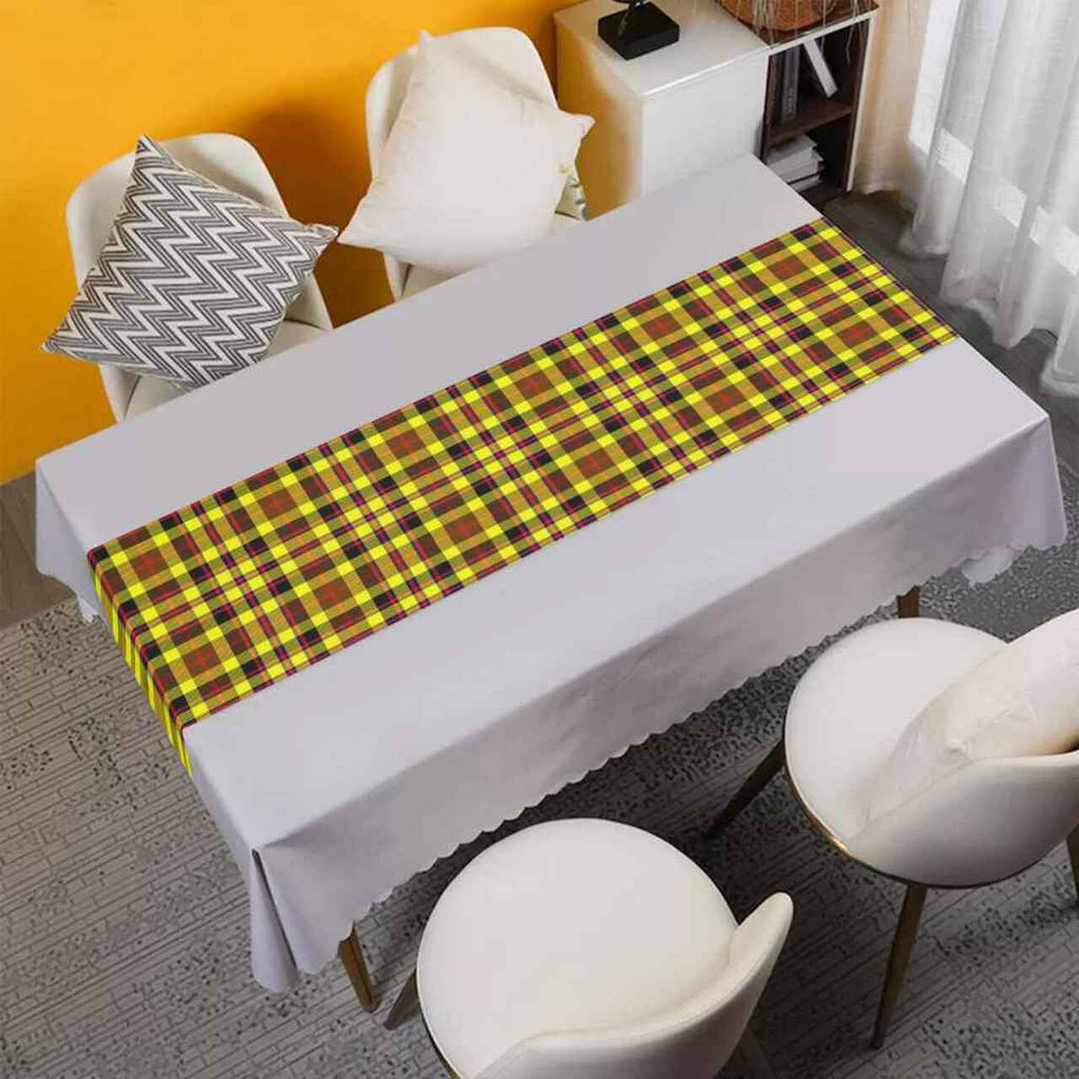 Jardine Tartan Table Runner - Cotton table runner