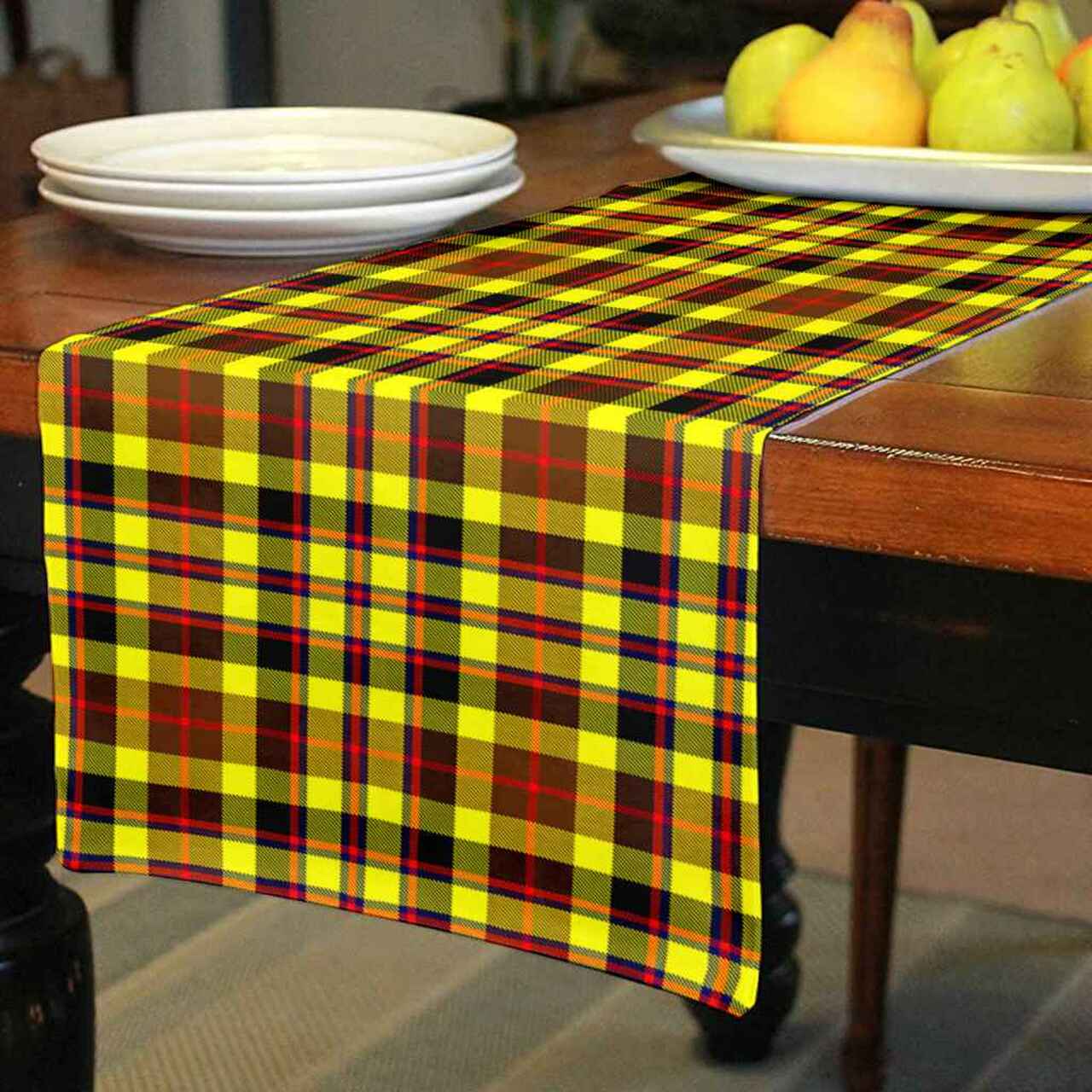 Jardine Tartan Table Runner - Cotton table runner