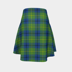 Johnston Ancient Tartan Flared Skirt