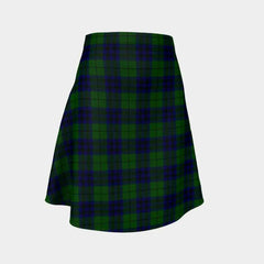 Keith Modern Tartan Flared Skirt