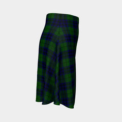 Keith Modern Tartan Flared Skirt