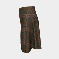 Kennedy Weathered Tartan Flared Skirt