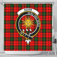 Kerr Tartan Crest Shower Curtain