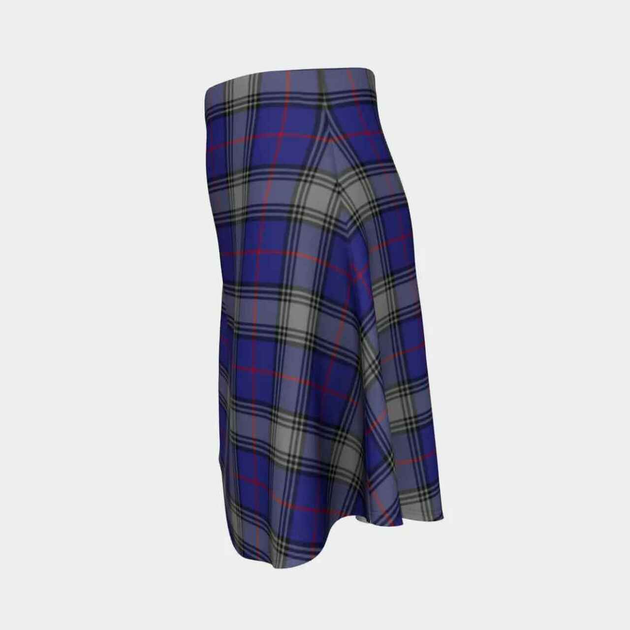 Kinnaird Tartan Flared Skirt