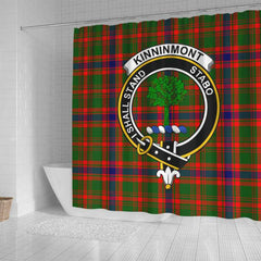 Kinninmont Tartan Crest Shower Curtain