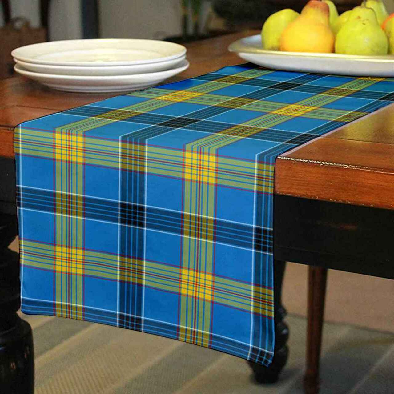 Laing Tartan Table Runner - Cotton table runner