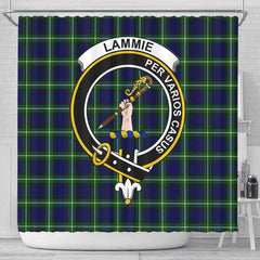 Lammie Tartan Crest Shower Curtain