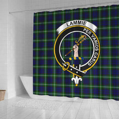 Lammie Tartan Crest Shower Curtain