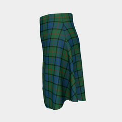 Lauder Tartan Flared Skirt