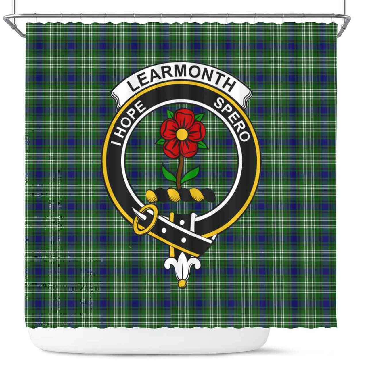 Learmonth Tartan Crest Shower Curtain