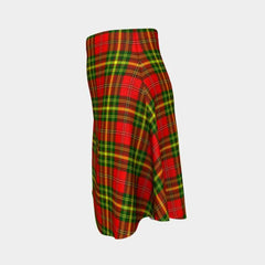 Leask Tartan Flared Skirt