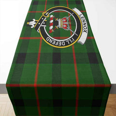 Lennox (Lennox Kincaid) Tartan Crest Table Runner - Cotton table runner