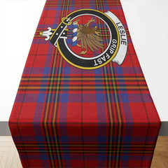 Leslie Tartan Crest Table Runner - Cotton table runner